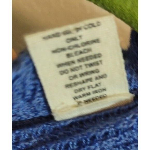 Moth Women's Blue Textured One Size Linen Blend Open Front Floral Bolero - Picture 5 of 12